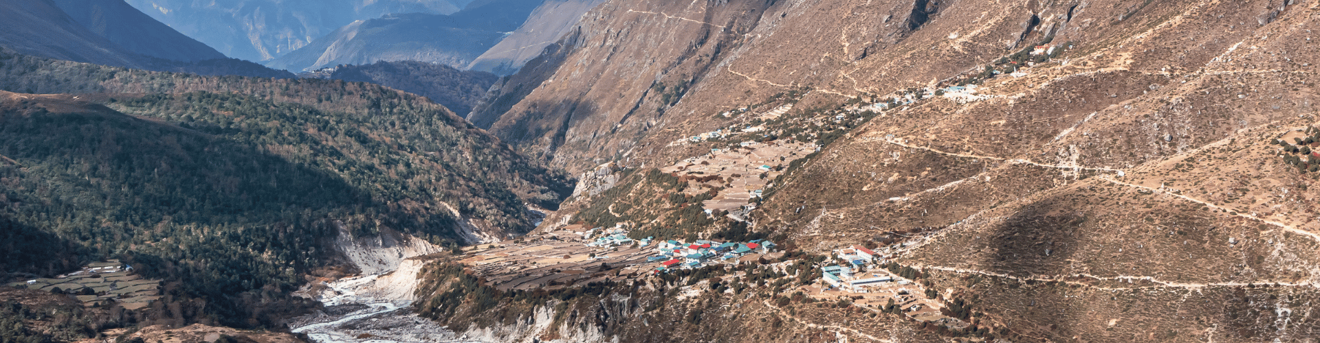 On the way to Everest base camp